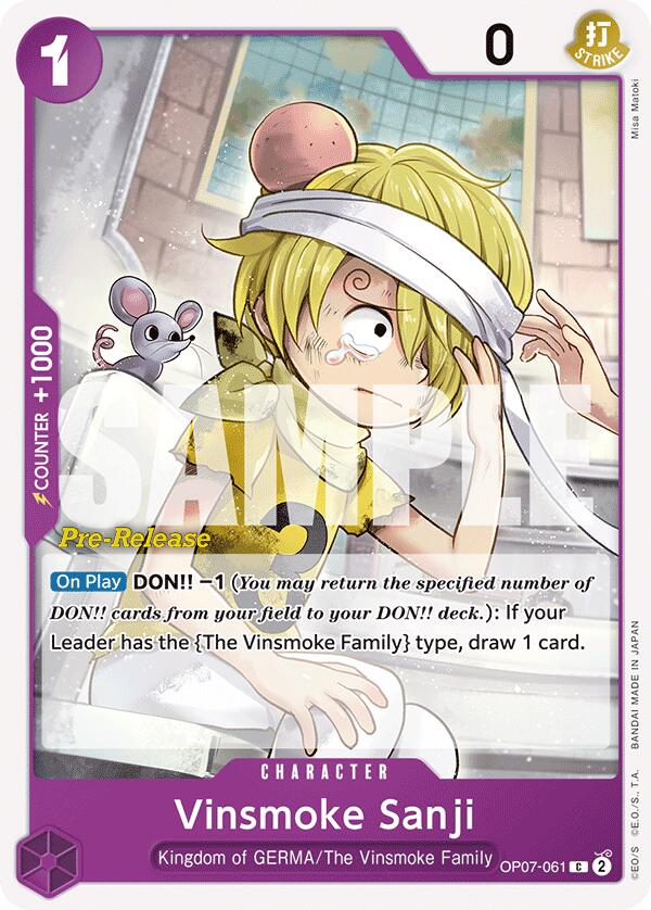 Vinsmoke Sanji [500 Years in the Future Pre-Release Cards] | Total Play