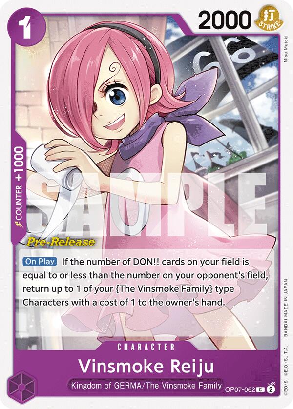 Vinsmoke Reiju [500 Years in the Future Pre-Release Cards] | Total Play