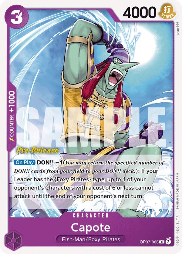 Capote [500 Years in the Future Pre-Release Cards] | Total Play