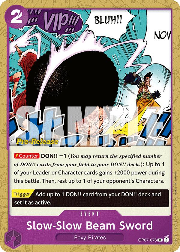 Slow-Slow Beam Sword [500 Years in the Future Pre-Release Cards] | Total Play