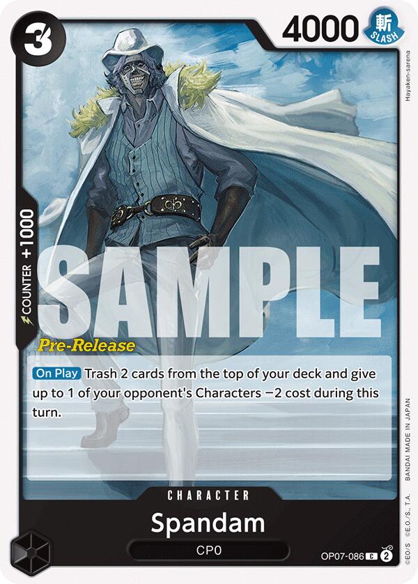 Spandam [500 Years in the Future Pre-Release Cards] | Total Play