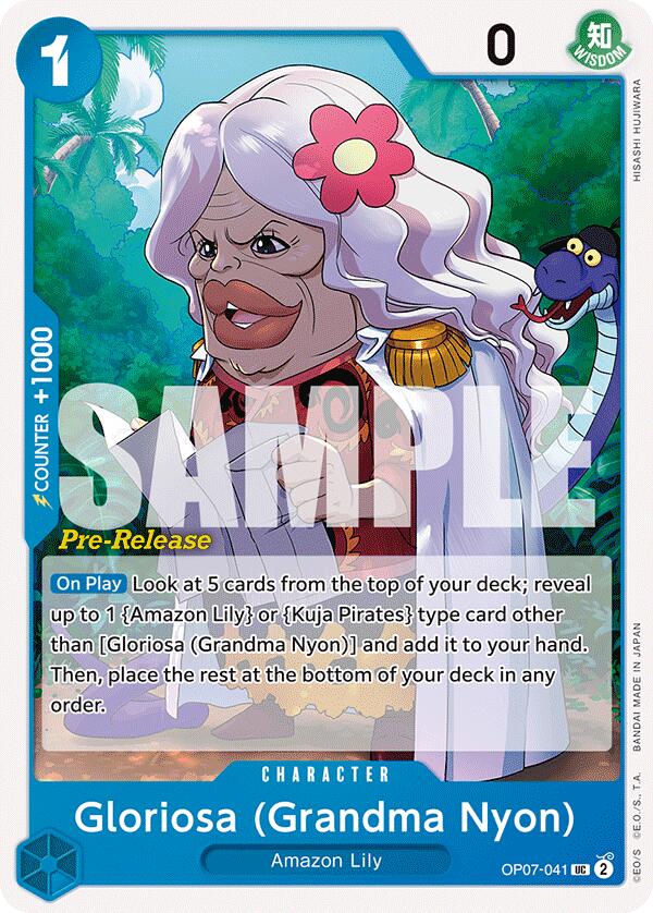 Gloriosa (Grandma Nyon) [500 Years in the Future Pre-Release Cards] | Total Play