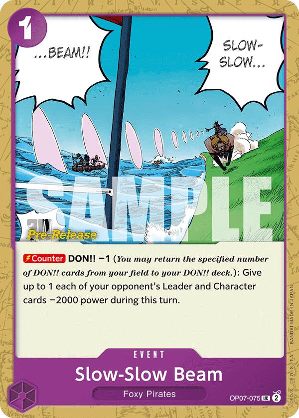 Slow-Slow Beam [500 Years in the Future Pre-Release Cards] | Total Play