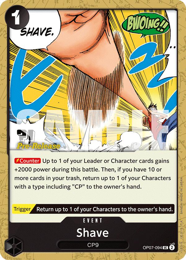 Shave [500 Years in the Future Pre-Release Cards] | Total Play