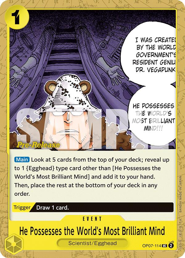 He Possesses the World's Most Brilliant Mind [500 Years in the Future Pre-Release Cards] | Total Play