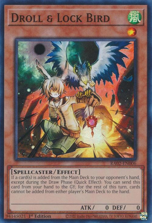 Droll & Lock Bird [RA02-EN006] Super Rare | Total Play