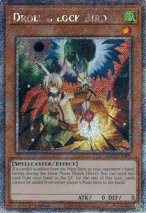 Droll & Lock Bird (Platinum Secret Rare) [RA02-EN006] Platinum Secret Rare | Total Play