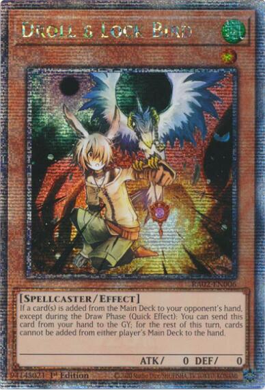 Droll & Lock Bird (Quarter Century Secret Rare) [RA02-EN006] Quarter Century Secret Rare | Total Play