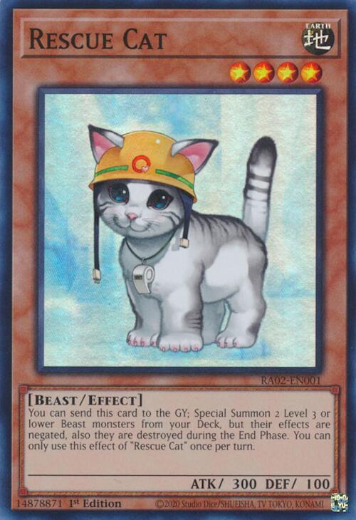 Rescue Cat [RA02-EN001] Super Rare | Total Play