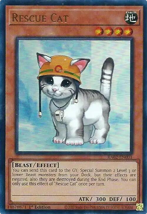 Rescue Cat (UR) [RA02-EN001] Ultra Rare | Total Play