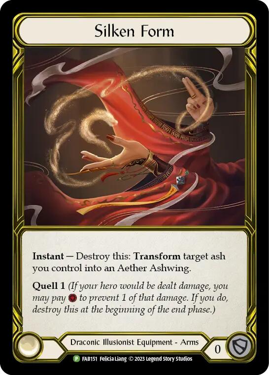 Silken Form (Golden) [FAB151] (Promo)  Cold Foil | Total Play