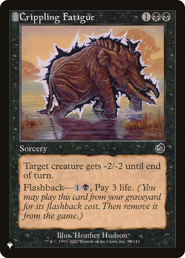 Crippling Fatigue [The List Reprints] | Total Play