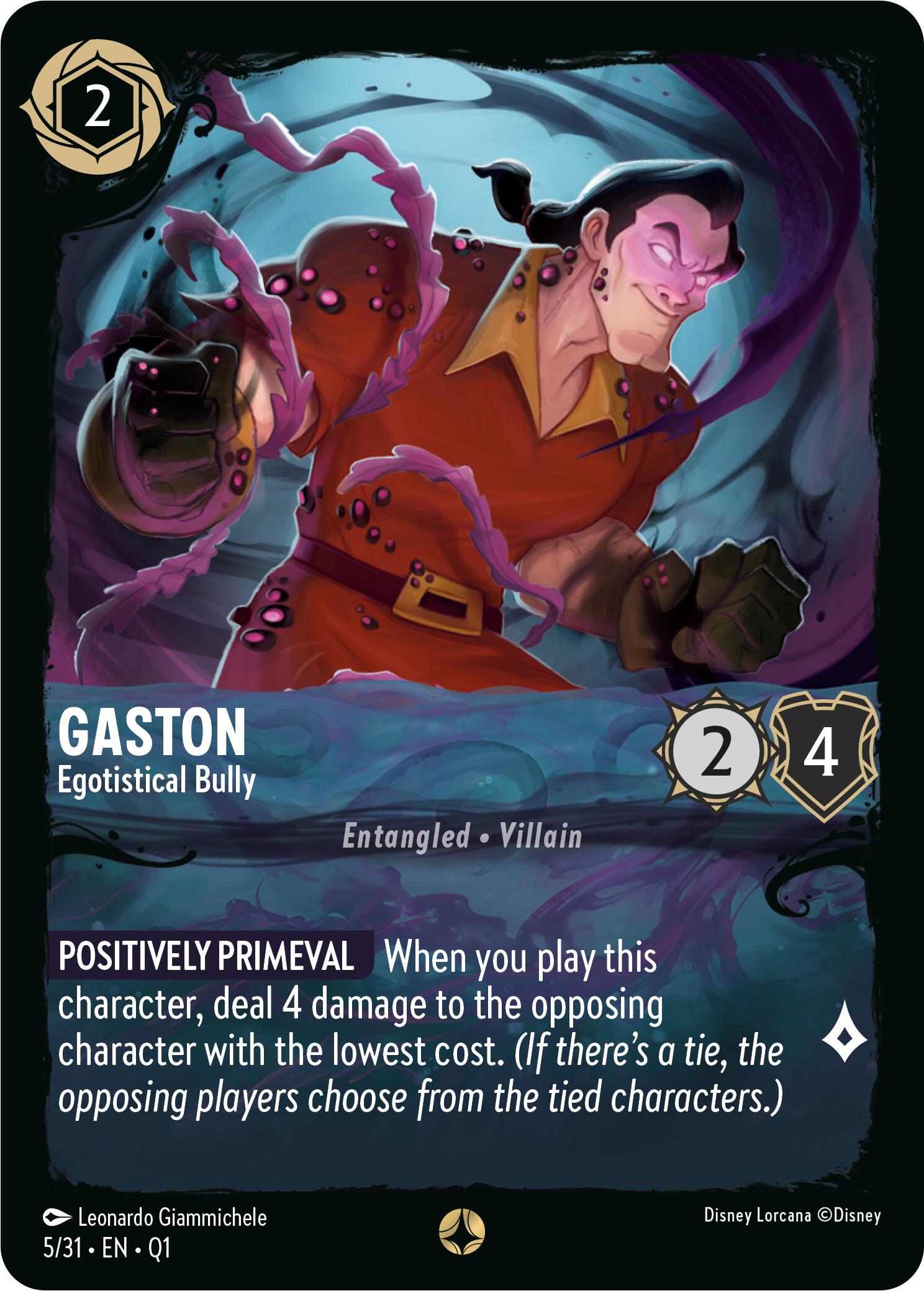 Gaston - Egotistical Bully (5/31) [Illumineer's Quest: Deep Trouble] | Total Play