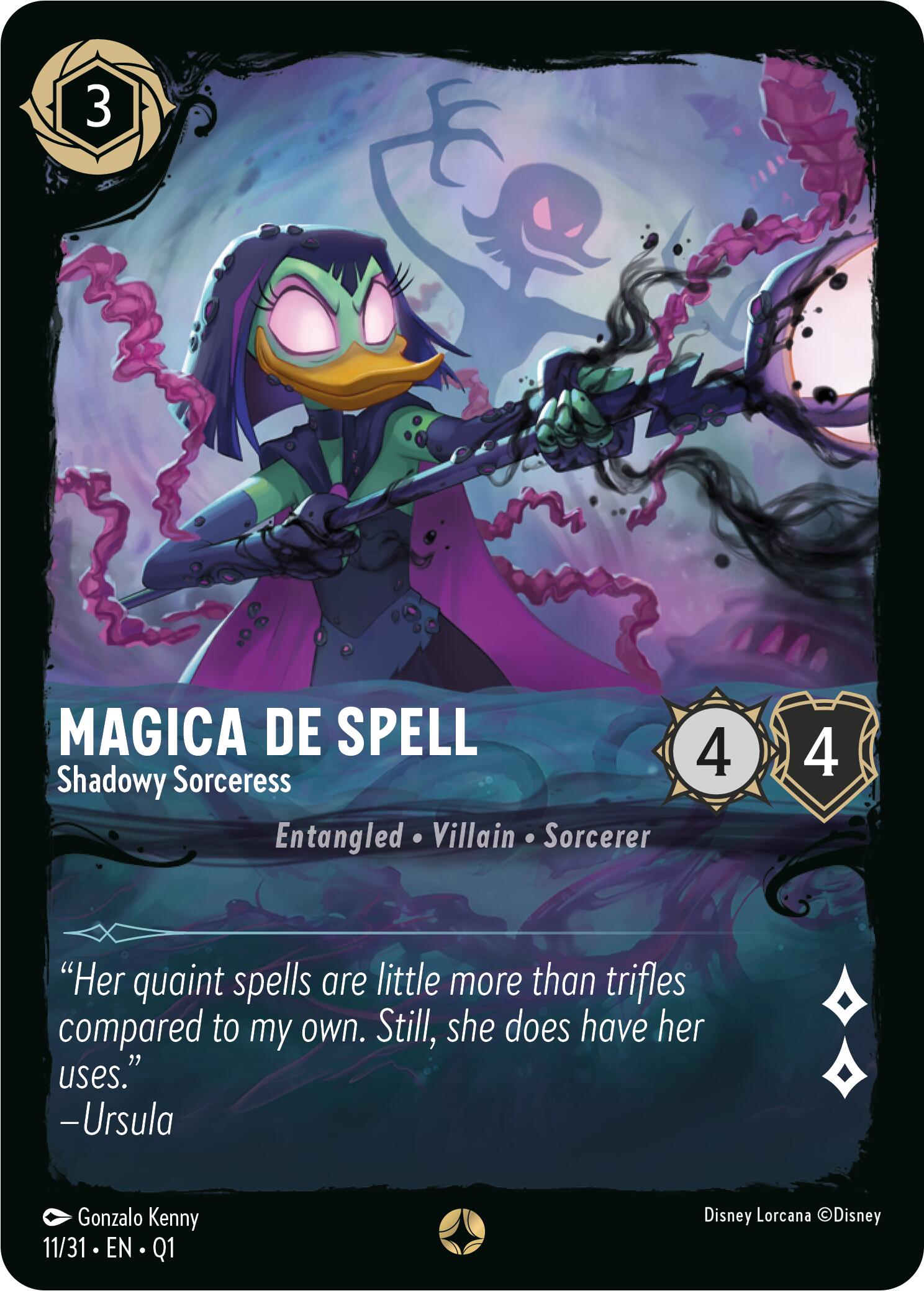 Magica De Spell - Shadowy Sorceress (11/31) [Illumineer's Quest: Deep Trouble] | Total Play