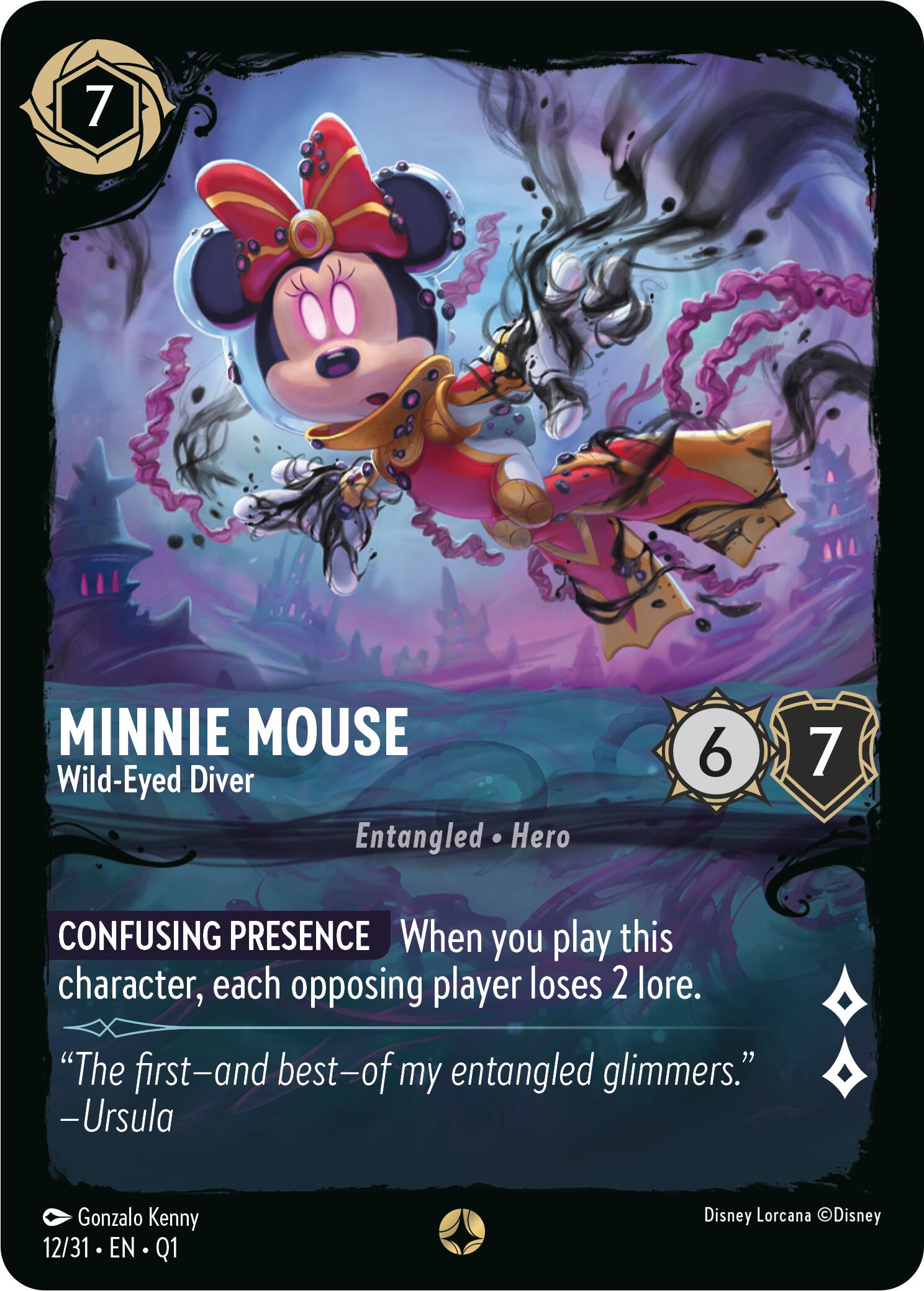Minnie Mouse - Wild-Eyed Diver (12/31) [Illumineer's Quest: Deep Trouble] | Total Play