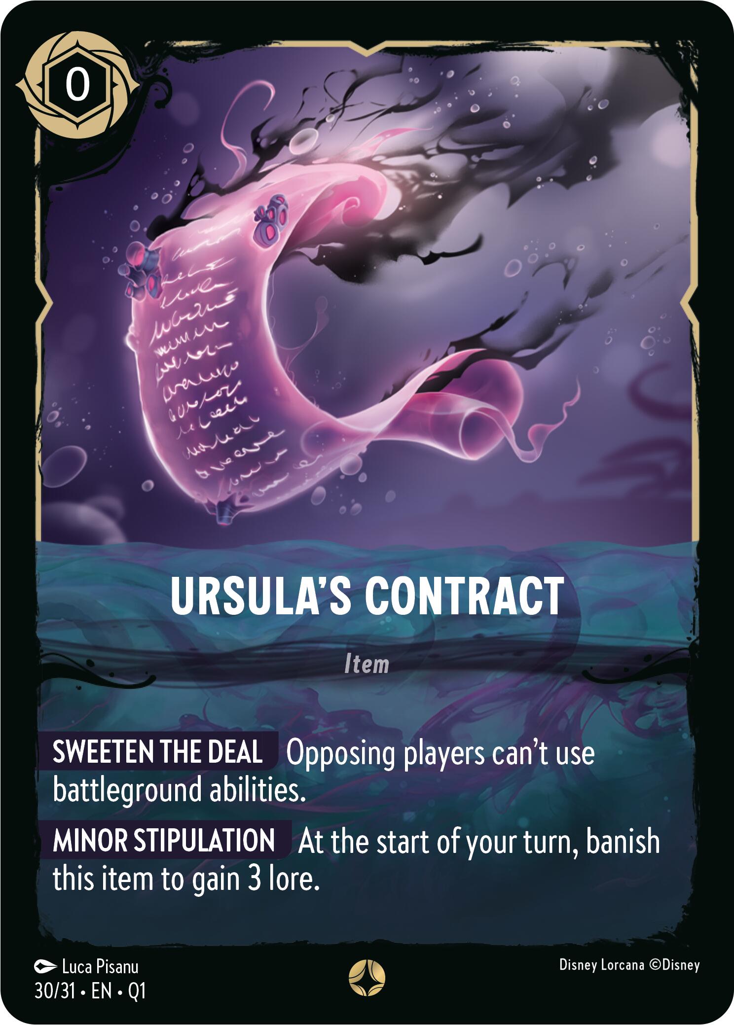 Ursula's Contract (30/31) [Illumineer's Quest: Deep Trouble] | Total Play