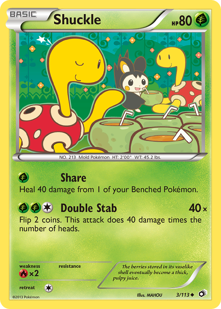 Shuckle (3/113) [Black & White: Legendary Treasures] | Total Play