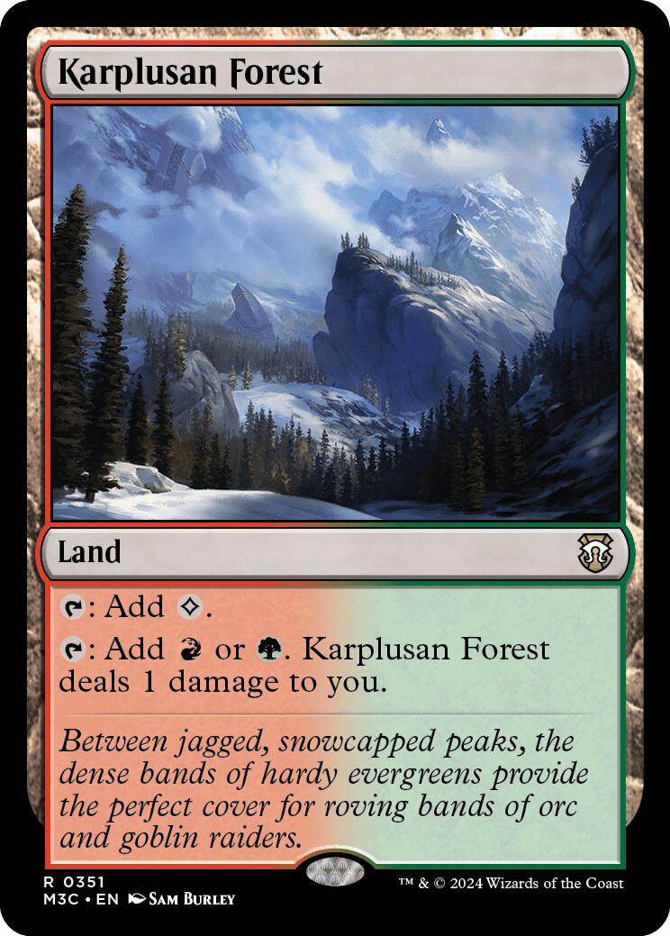 Karplusan Forest [Modern Horizons 3 Commander] | Total Play