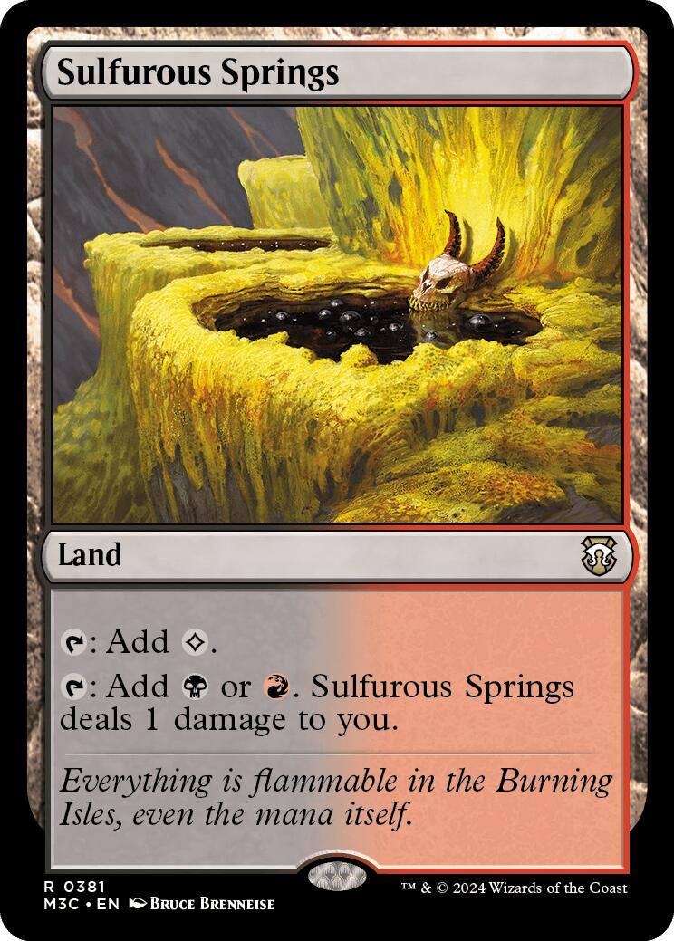 Sulfurous Springs [Modern Horizons 3 Commander] | Total Play