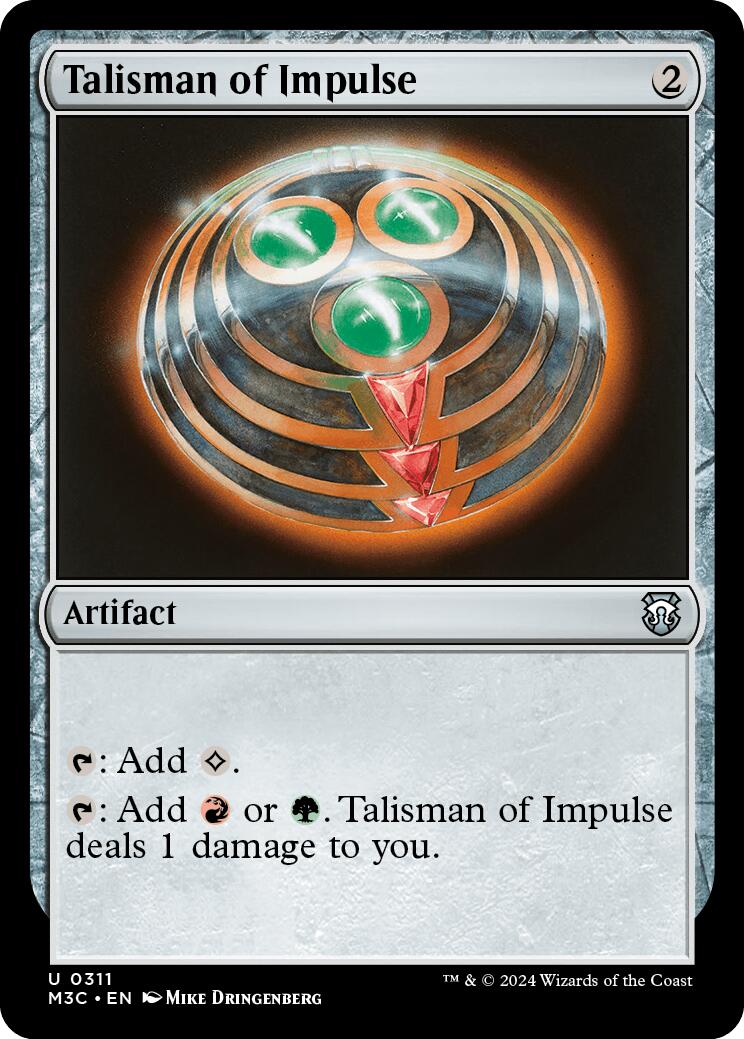 Talisman of Impulse [Modern Horizons 3 Commander] | Total Play