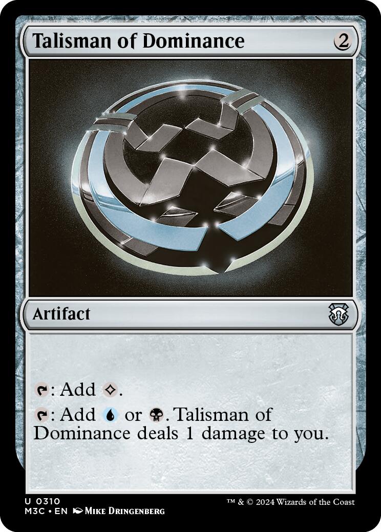 Talisman of Dominance [Modern Horizons 3 Commander] | Total Play