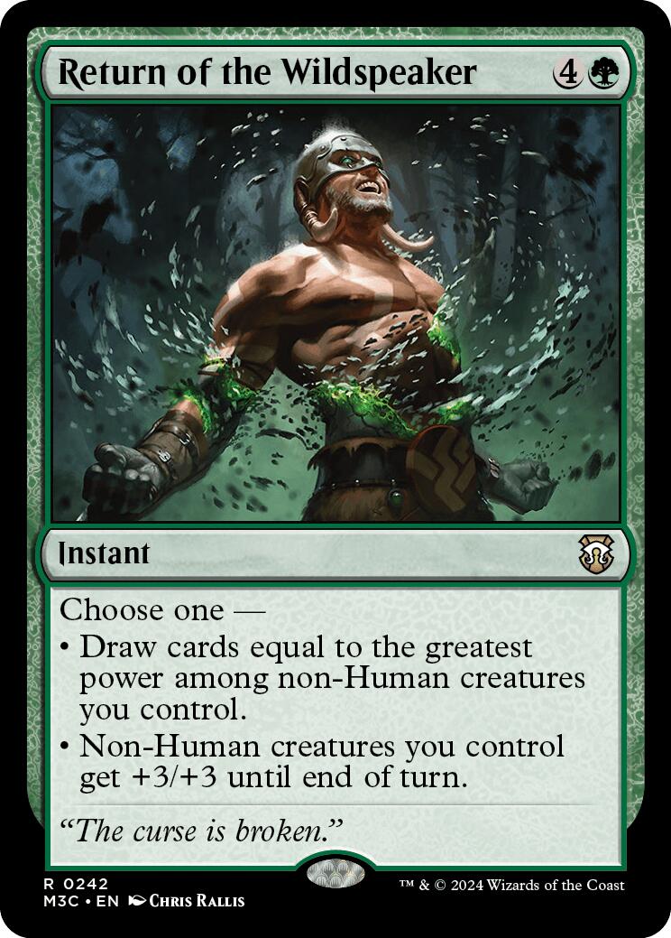Return of the Wildspeaker [Modern Horizons 3 Commander] | Total Play