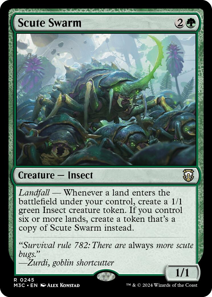 Scute Swarm [Modern Horizons 3 Commander] | Total Play