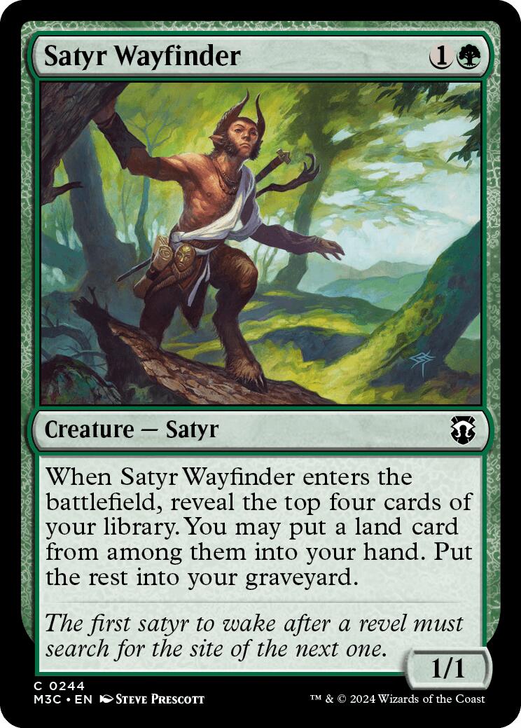 Satyr Wayfinder [Modern Horizons 3 Commander] | Total Play