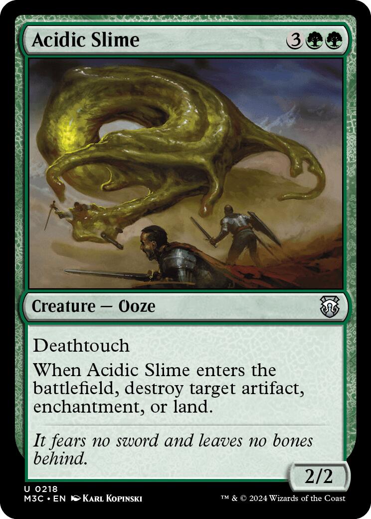 Acidic Slime [Modern Horizons 3 Commander] | Total Play