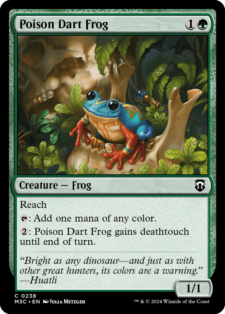 Poison Dart Frog [Modern Horizons 3 Commander] | Total Play