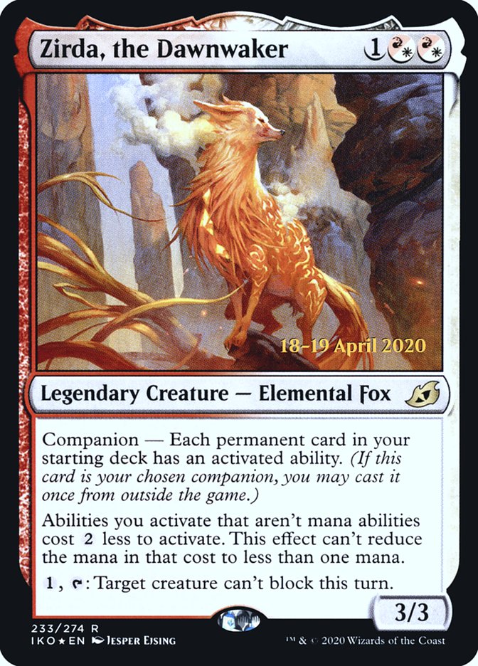 Zirda, the Dawnwaker [Ikoria: Lair of Behemoths Prerelease Promos] | Total Play