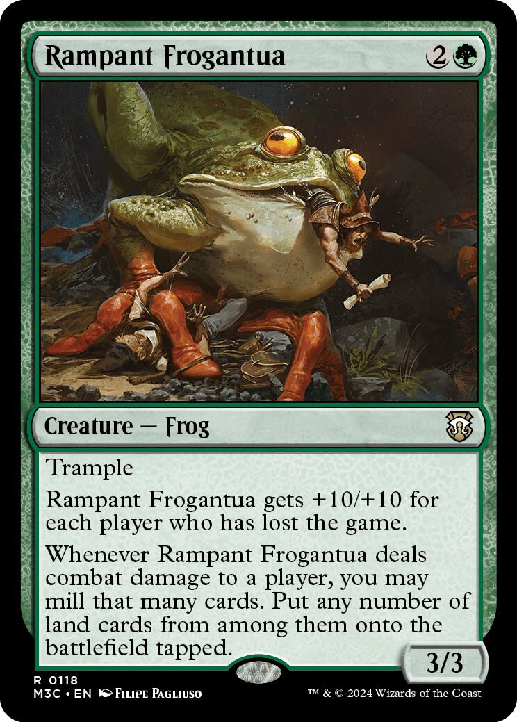 Rampant Frogantua [Modern Horizons 3 Commander] | Total Play