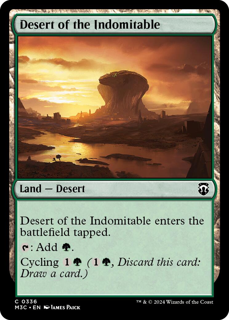 Desert of the Indomitable [Modern Horizons 3 Commander] | Total Play