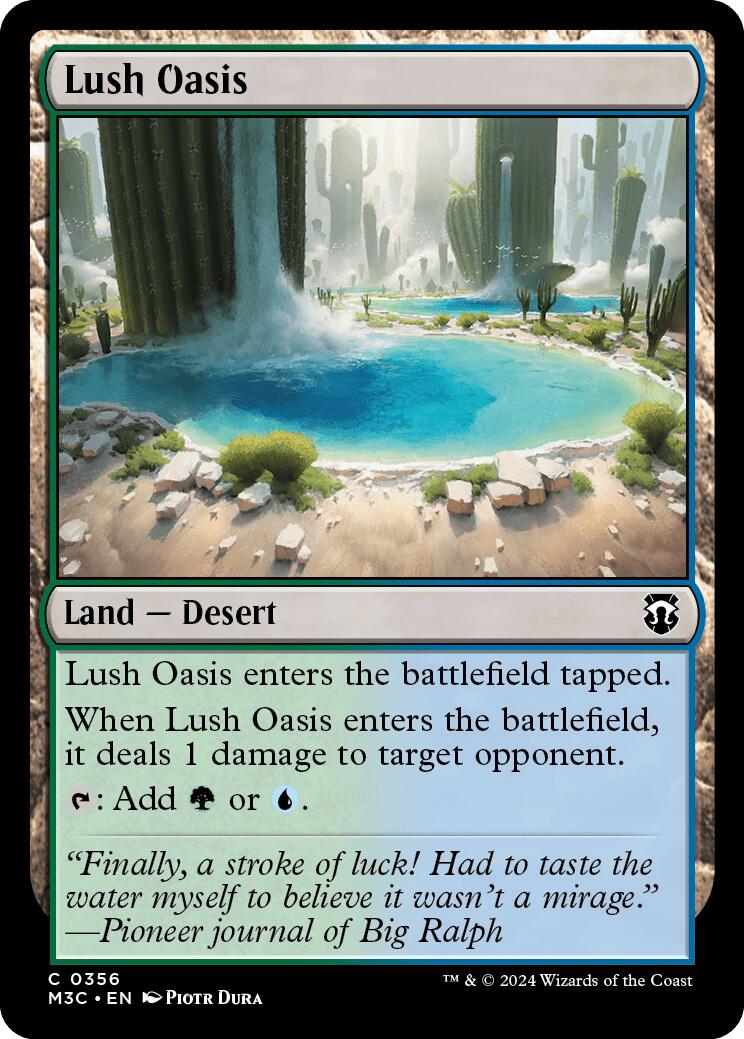 Lush Oasis [Modern Horizons 3 Commander] | Total Play