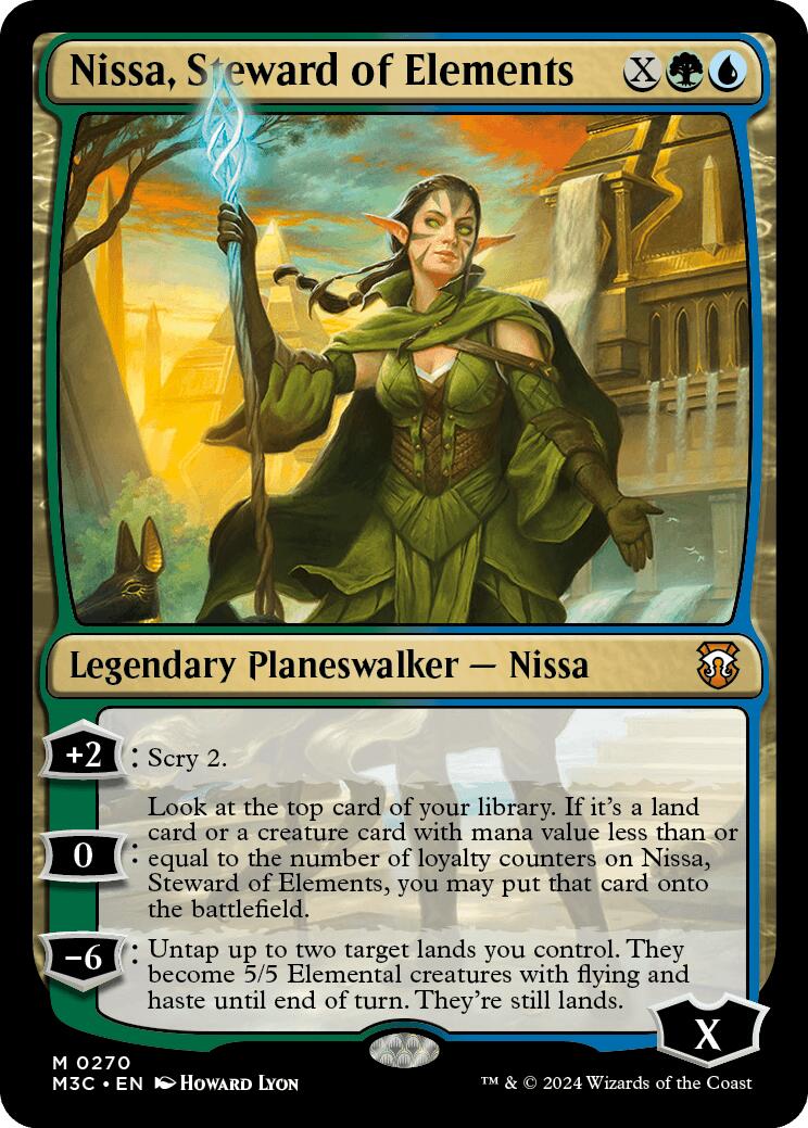 Nissa, Steward of Elements [Modern Horizons 3 Commander] | Total Play