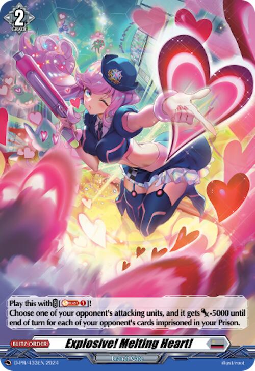 Explosive! Melting Heart! (Foil) (D-PR/433EN) [D Promo Cards] | Total Play