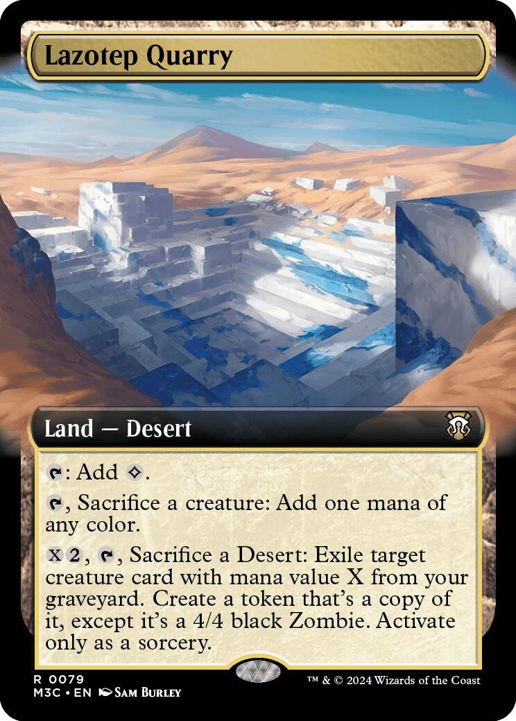 Lazotep Quarry (Extended Art) (Ripple Foil) [Modern Horizons 3 Commander] | Total Play