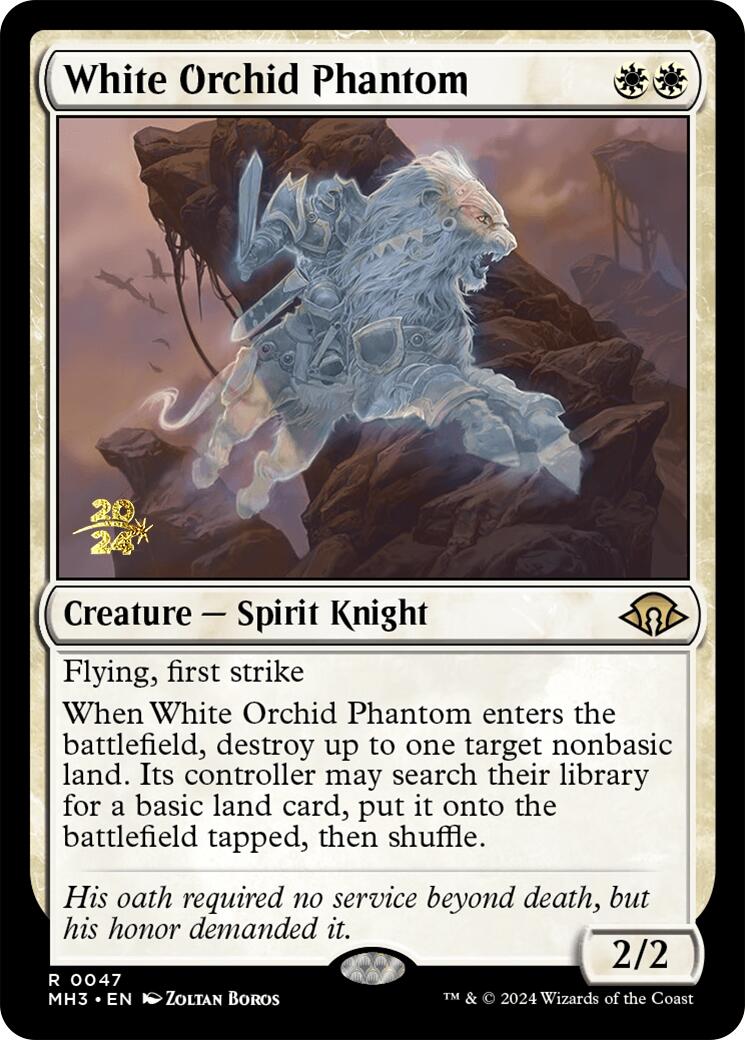 White Orchid Phantom [Modern Horizons 3 Prerelease Promos] | Total Play