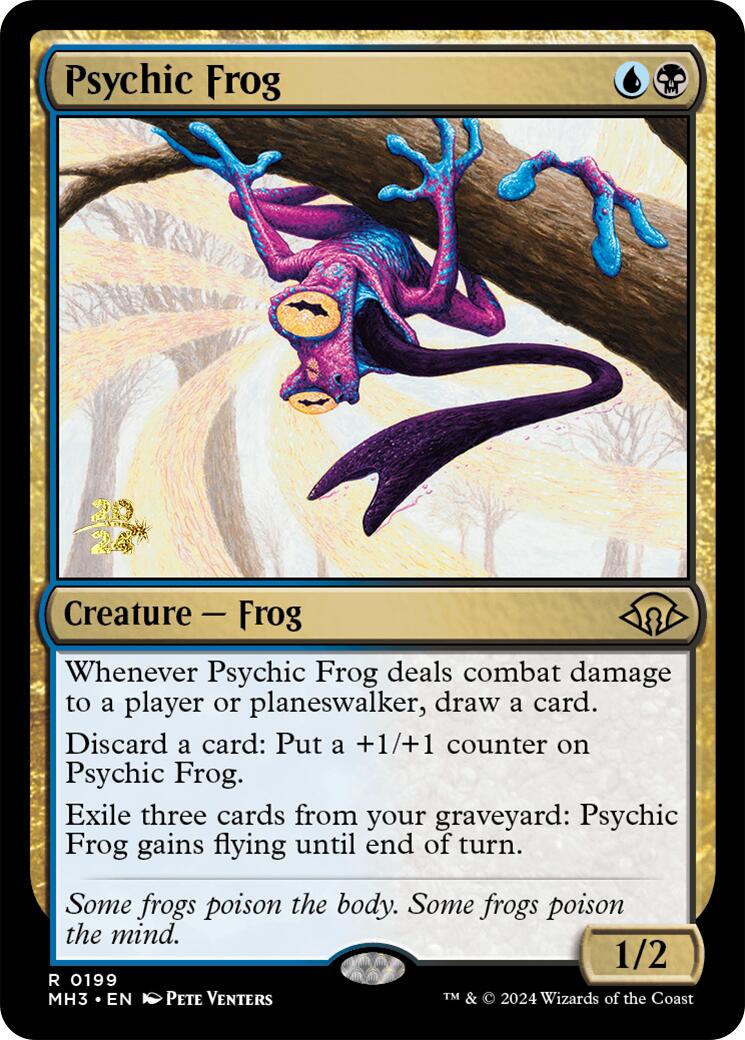 Psychic Frog [Modern Horizons 3 Prerelease Promos] | Total Play