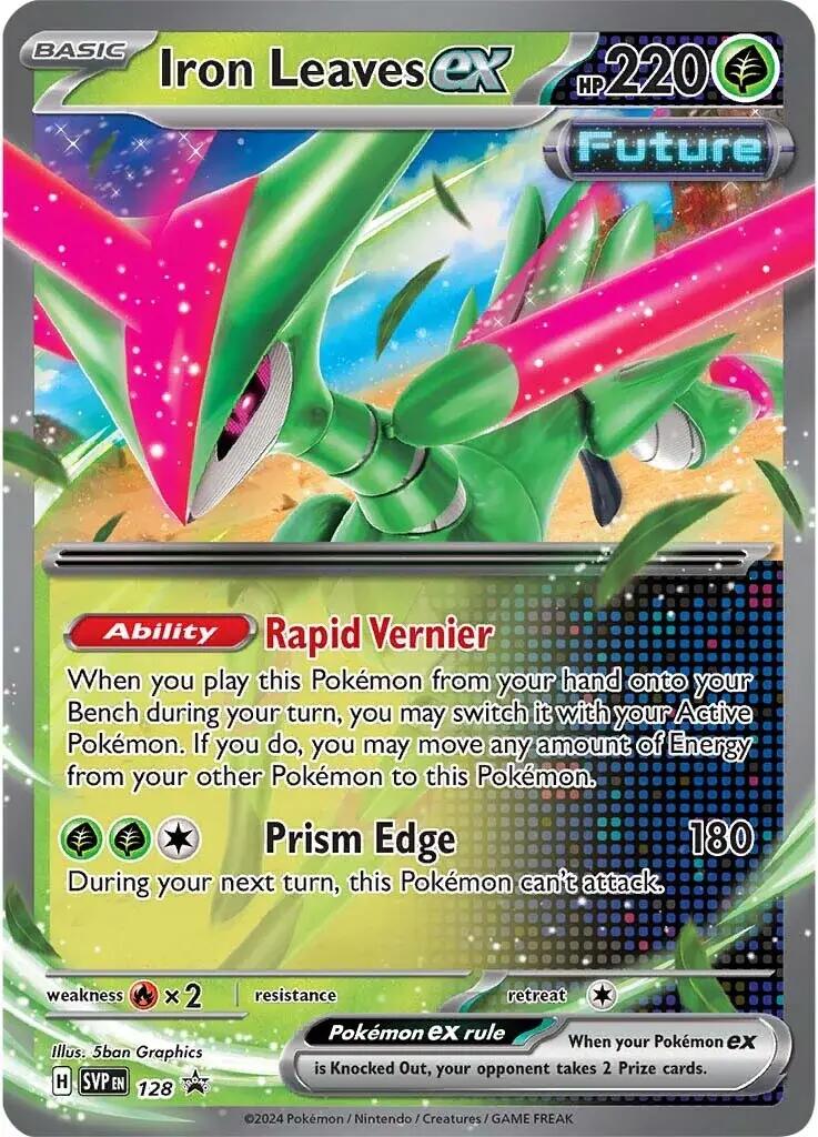 Iron Leaves ex (128) [Scarlet & Violet: Black Star Promos] | Total Play