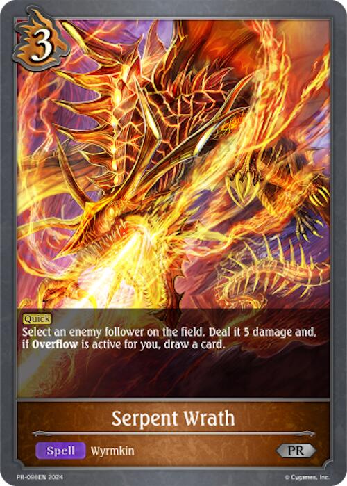 Serpent Wrath (PR-098EN) [Promotional Cards] | Total Play