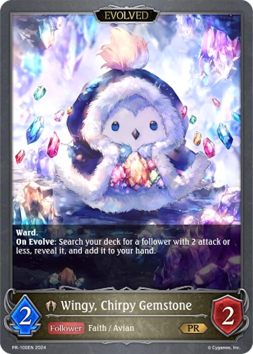 Wingy, Chirpy Gemstone (Evolved) (PR-100EN) [Promotional Cards] | Total Play