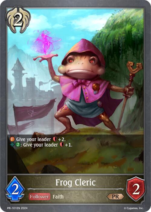 Frog Cleric (PR-101EN) [Promotional Cards] | Total Play