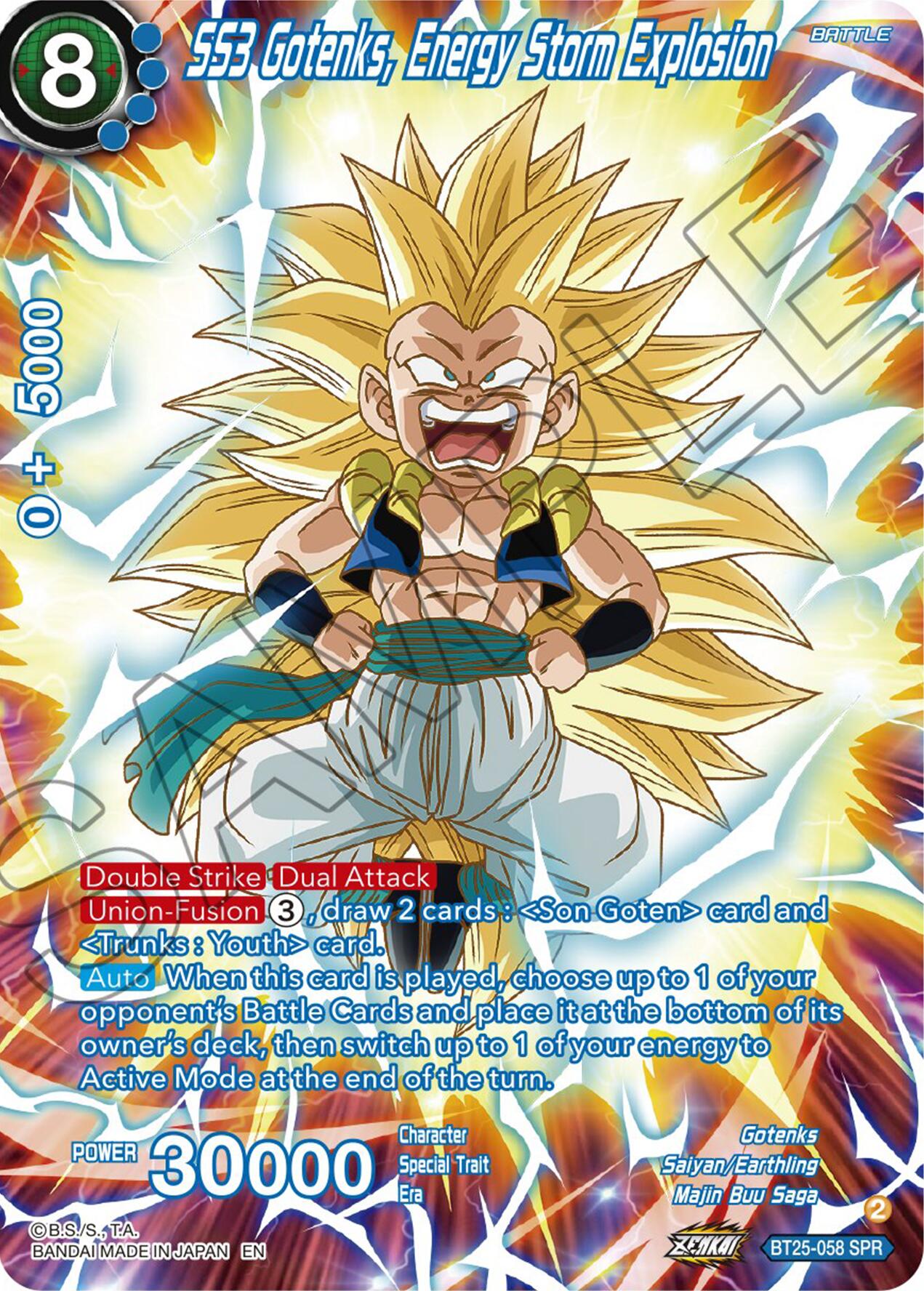 SS3 Gotenks, Energy Storm Explosion (BT25-058) [Legend of the Dragon Balls] | Total Play