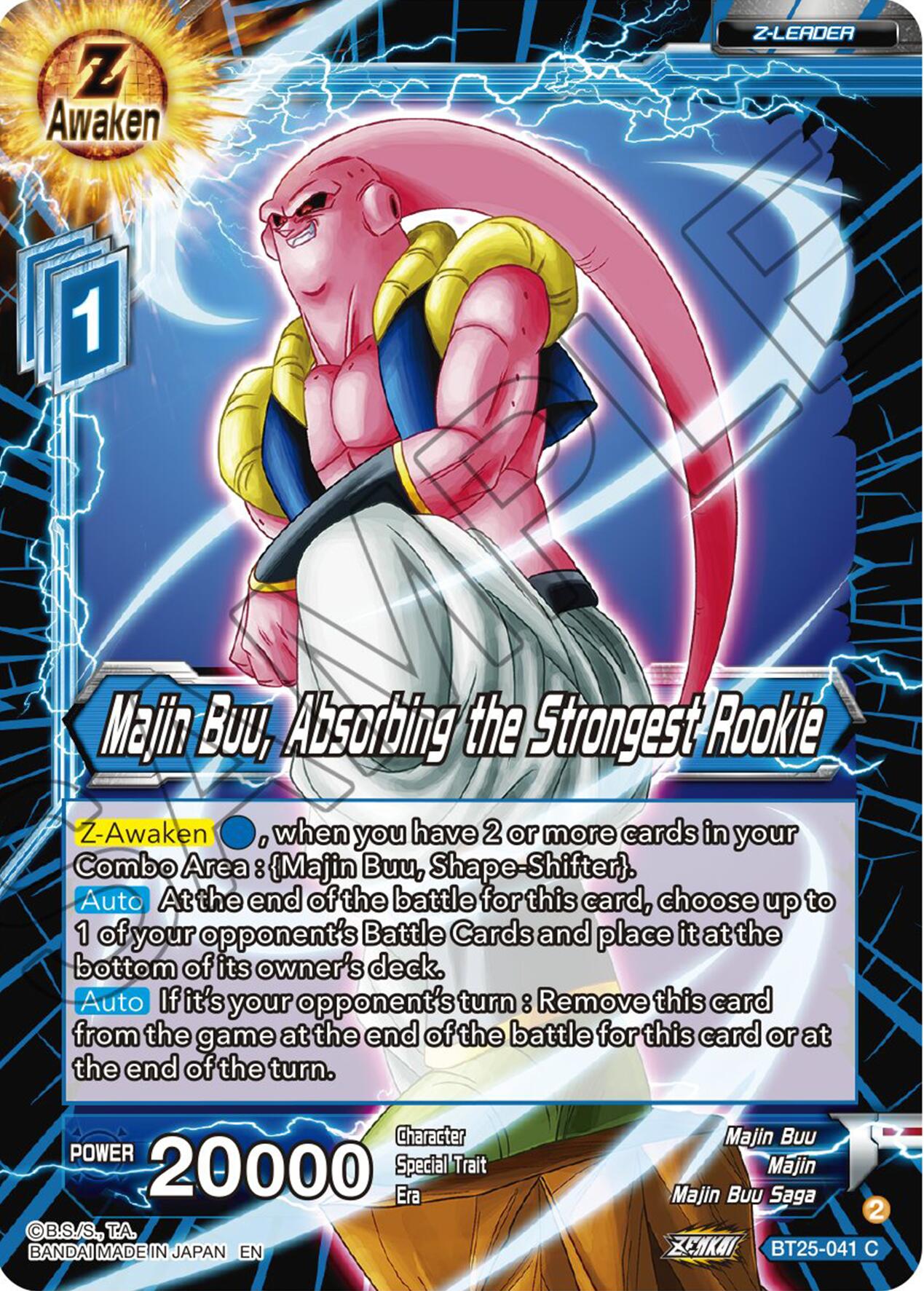 Majin Buu, Absorbing the Strongest Rookie (BT25-041) [Legend of the Dragon Balls] | Total Play