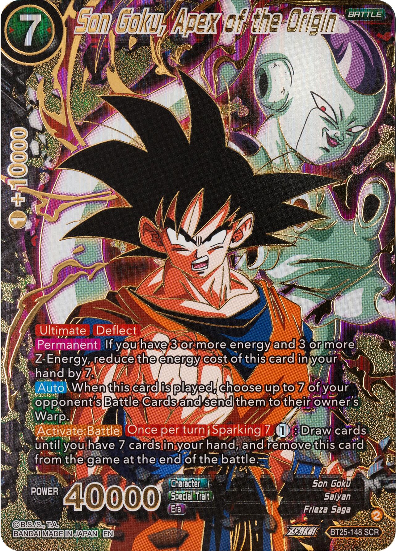 Son Goku, Apex of the Origin (BT25-148) [Legend of the Dragon Balls] | Total Play