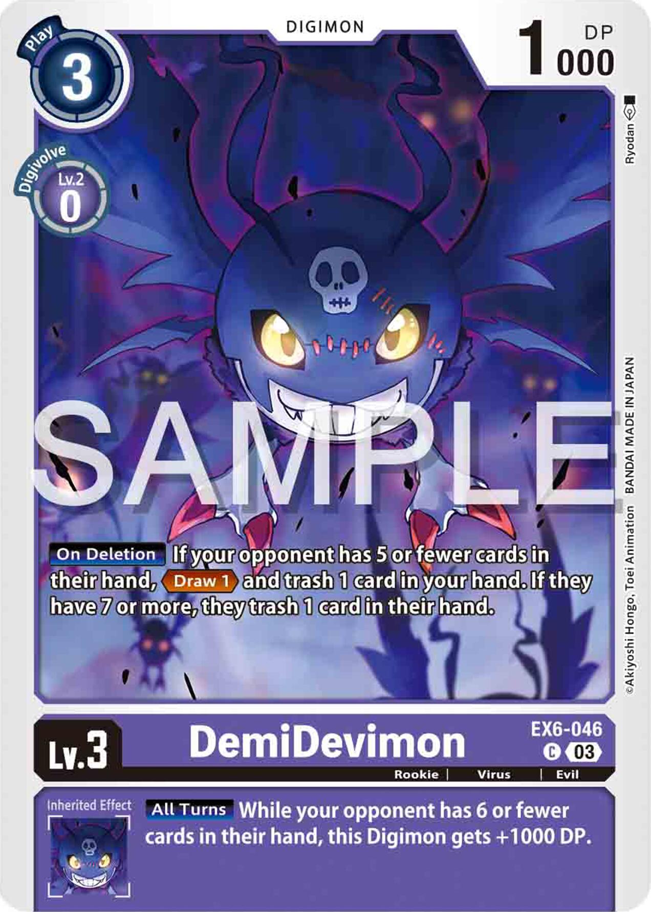 DemiDevimon [EX6-046] [Infernal Ascension] | Total Play