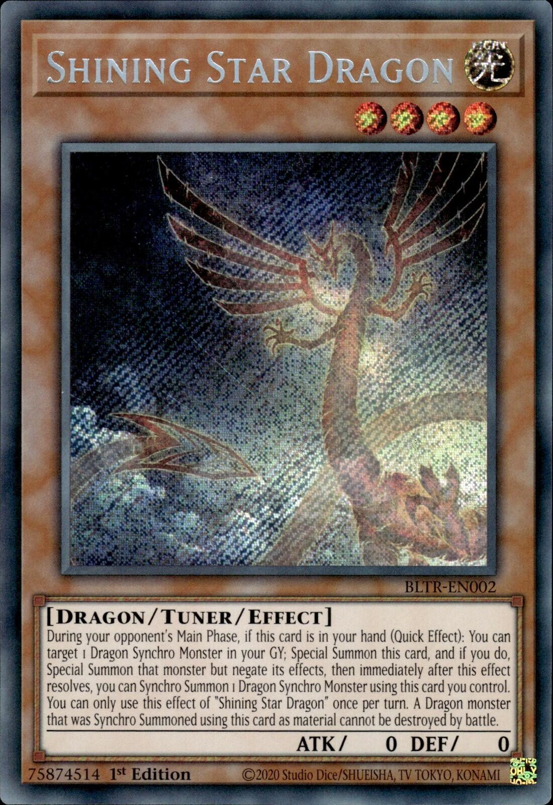 Shining Star Dragon [BLTR-EN002] Secret Rare | Total Play