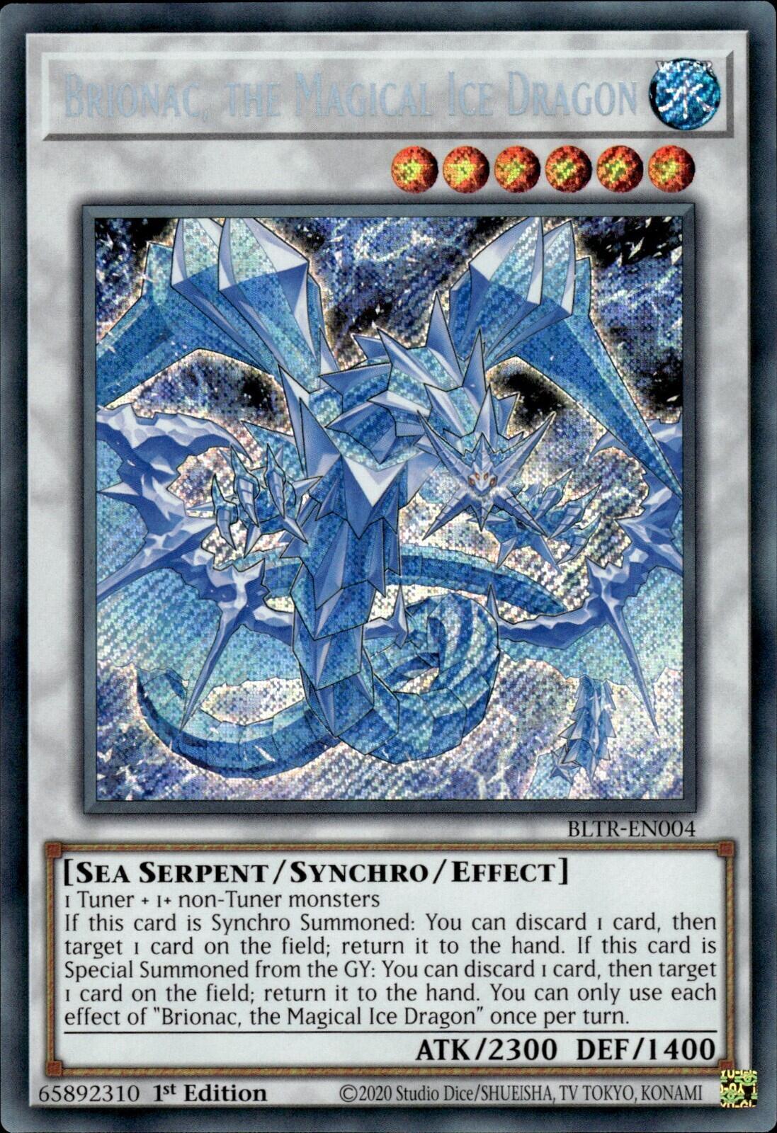 Brionac, the Magical Ice Dragon [BLTR-EN004] Secret Rare | Total Play