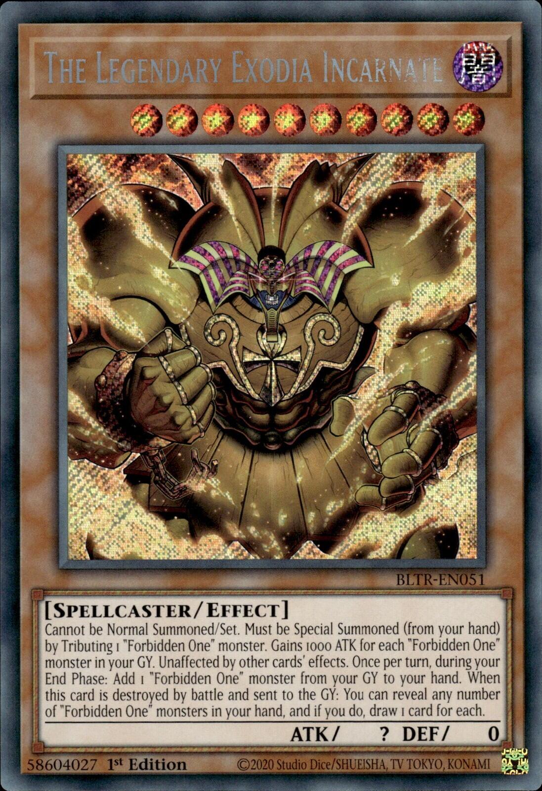 The Legendary Exodia Incarnate [BLTR-EN051] Secret Rare | Total Play